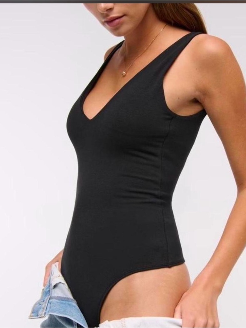 Abercrombie & Fitch Plunge Bodysuit